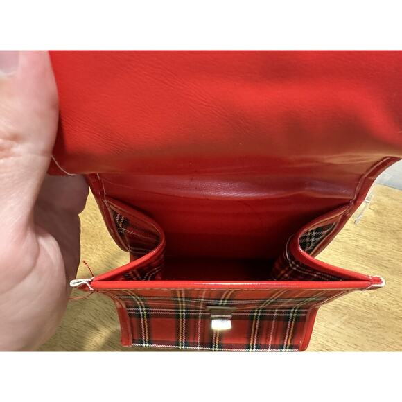 Vintage Sanrio Hello Kitty Mini Purse Plaid Clutch 1996 Hello Kitty - Picture 9 of 10